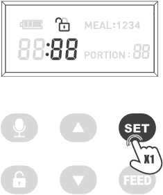 Arspic AP-DAF033 Automatic Cat Food Dispenser Pet Feeder-step 4