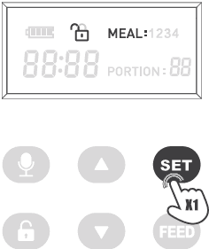 Arspic AP-DAF033 Automatic Cat Food Dispenser Pet Feeder-step 6