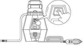 AstroAI 150PSI Tire Inflator Air Compressor Portable Air Pump-flashlight
