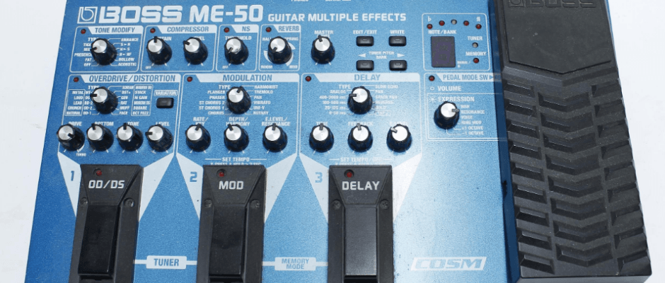 BOSS ME-50 Guitar Multiple Effects Pedal-featured