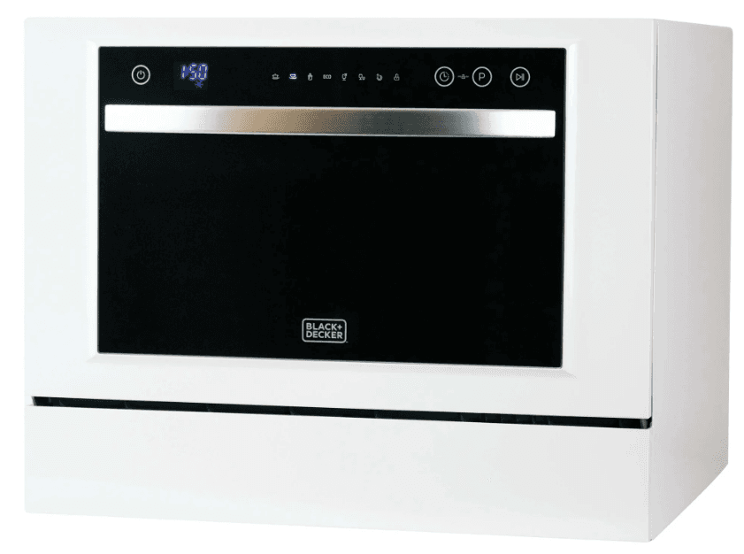 Black and Decker BCD6W Compact Countertop Dishwasher-product