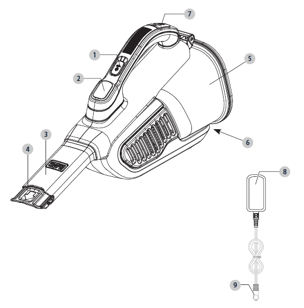 Black and Decker HHVK320J DustBuster Cordless Handheld Vacuum 1