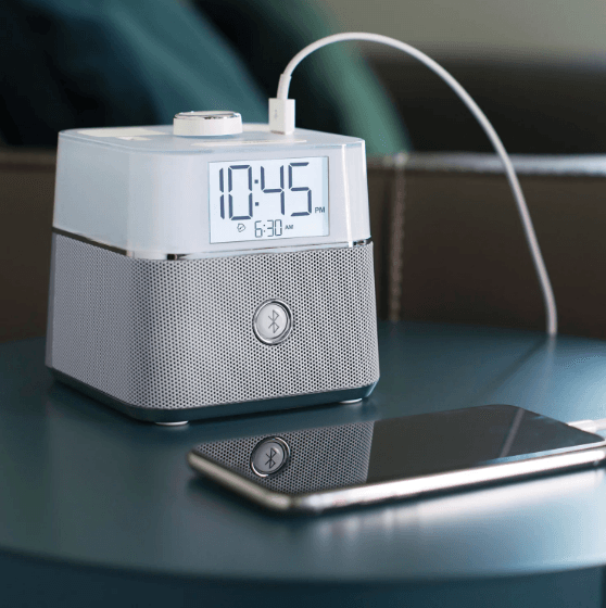 BrandStand CubieBlue Charging Alarm Clock-product11