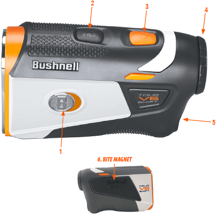 Bushnell Tour V6 Shift Golf Rangefinder-Parts