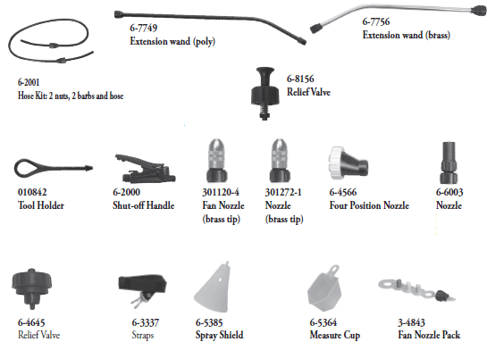 CHAPIN 20000 Garden Sprayer 1 Gallon Lawn-parts 1
