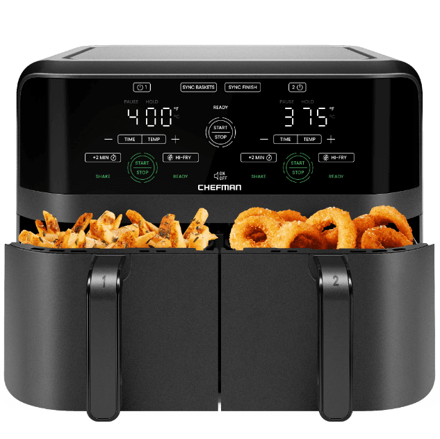 CHEFMAN 6 Quart TurboFry Dual Basket Air Fryer Oven User Manual CHEFMAN 6 Quart TurboFry Dual Basket Air Fryer Oven-product