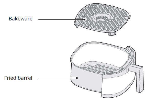 COMFEE CAF201 Compact 2 Quart Air Fryer-2