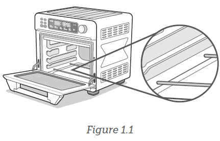 COSORI CTO-R251 Smart 12-in-1 Air Fryer Toaster Oven-6