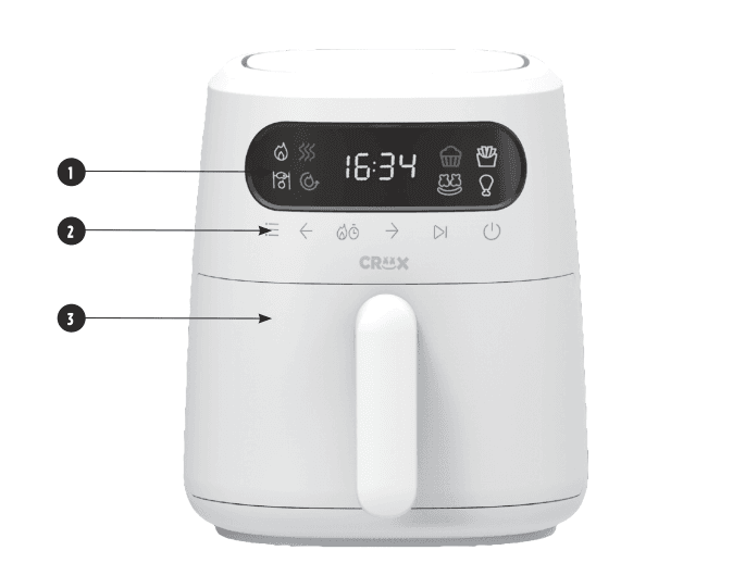 CRUX x Marshmello 3 QT Digital Air Fryer-1