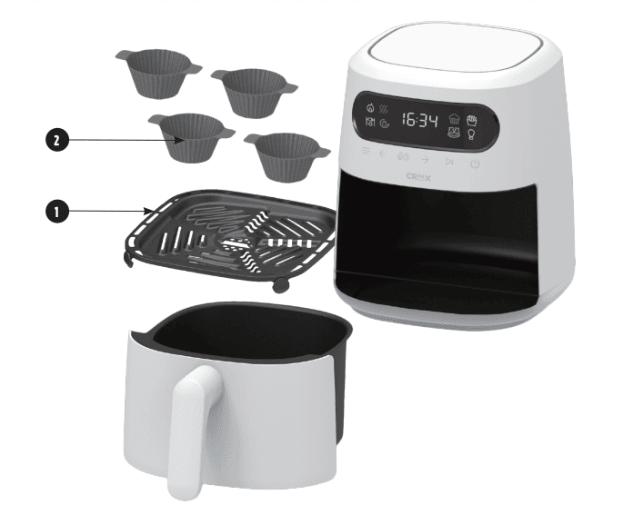 CRUX x Marshmello 3 QT Digital Air Fryer-2