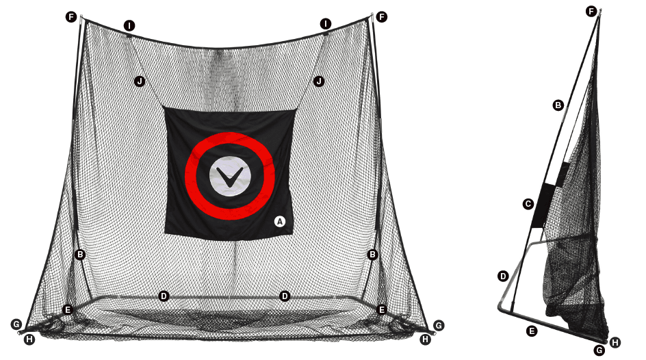 Callaway 8-ft Base Hitting Net Instructions Callaway 8-ft Base Hitting Net Instructions-1