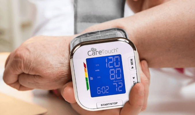 Care Touch Platinum Wrist Blood Pressure Monitor-featured