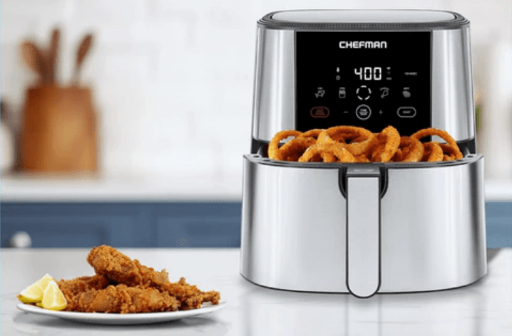 Chefman RJ38-SQPF-8T TurboFry XL 8-Qt Touch Air Fryer User Manual