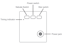 Closunt Astronaut Star Projector Kids Night Light-operating instructions