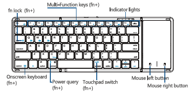Copy of SAMSERS B099T Foldable Bluetooth Keyboard-overview