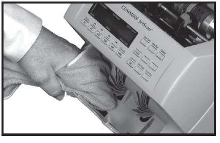 Cummins Allison JetScan One-Pocket Money Counter and Currency Scanner Manual-10