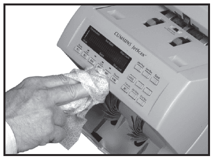 Cummins Allison JetScan One-Pocket Money Counter and Currency Scanner Manual-13