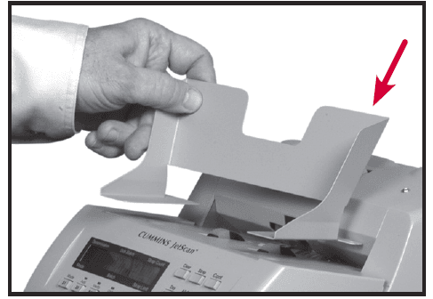 Cummins Allison JetScan One-Pocket Money Counter and Currency Scanner Manual-5