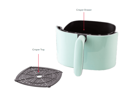 DASH DCAF260 Tasti-Crisp Electric Air Fryer Oven-2