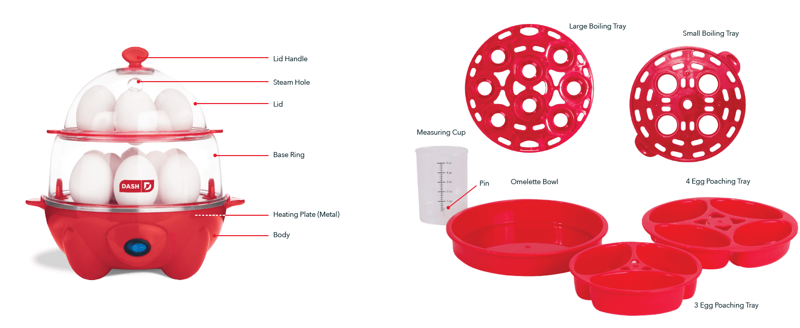 DASH DEC012 Deluxe Rapid Egg Cooker 1