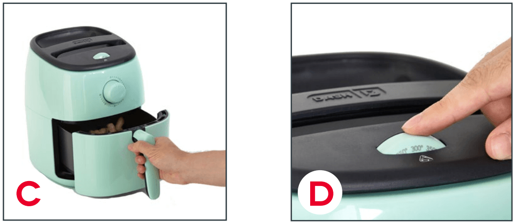 DASH Tasti-Crisp DCAF200 Electric Air Fryer Oven-2