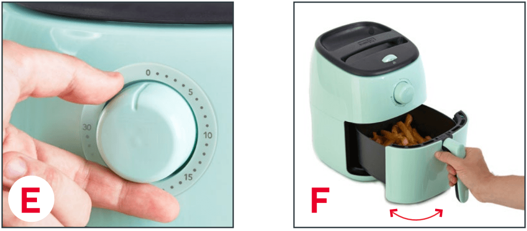 DASH Tasti-Crisp DCAF200 Electric Air Fryer Oven-3