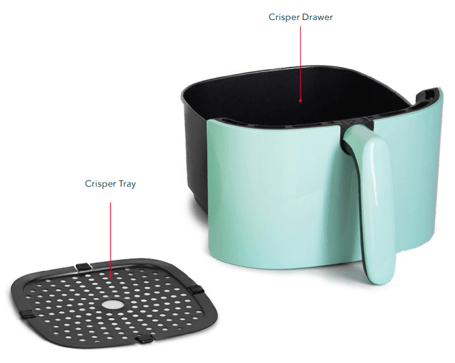 DASH Tasti-Crisp DCAF200 Electric Air Fryer Oven-6