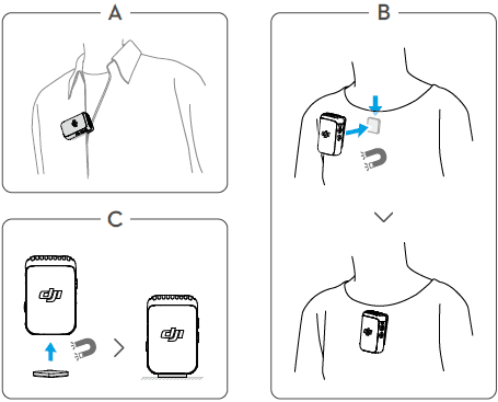 DJI Mic 2 Wireless Microphone-operation