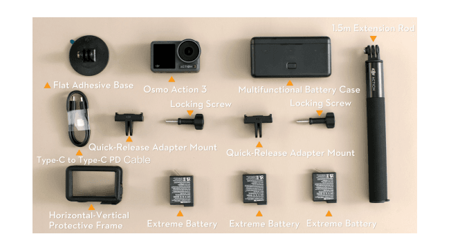 DJI Osmo Action 3 Waterproof Action Camera User Guide DJI Osmo Action 3 Waterproof Action Camera 2