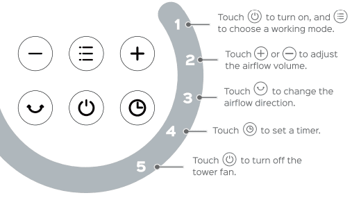 DREO DR-HTF004 Pilot Max Tower Fan 8