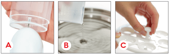 Dash DEC005AQ Rapid Egg Cooker-boiling eggs 1