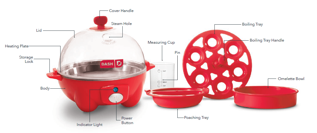 Dash RAPID DEC005 Egg Cooker User Manual Dash RAPID DEC005 Egg Cooker-1