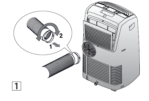 DeLonghi Portable Air Conditioner User Manual-1