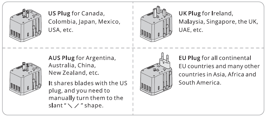 EPICKA TA-105 Universal Travel Adapter User Manual EPICKA TA-105 Universal Travel Adapter User Manual-3
