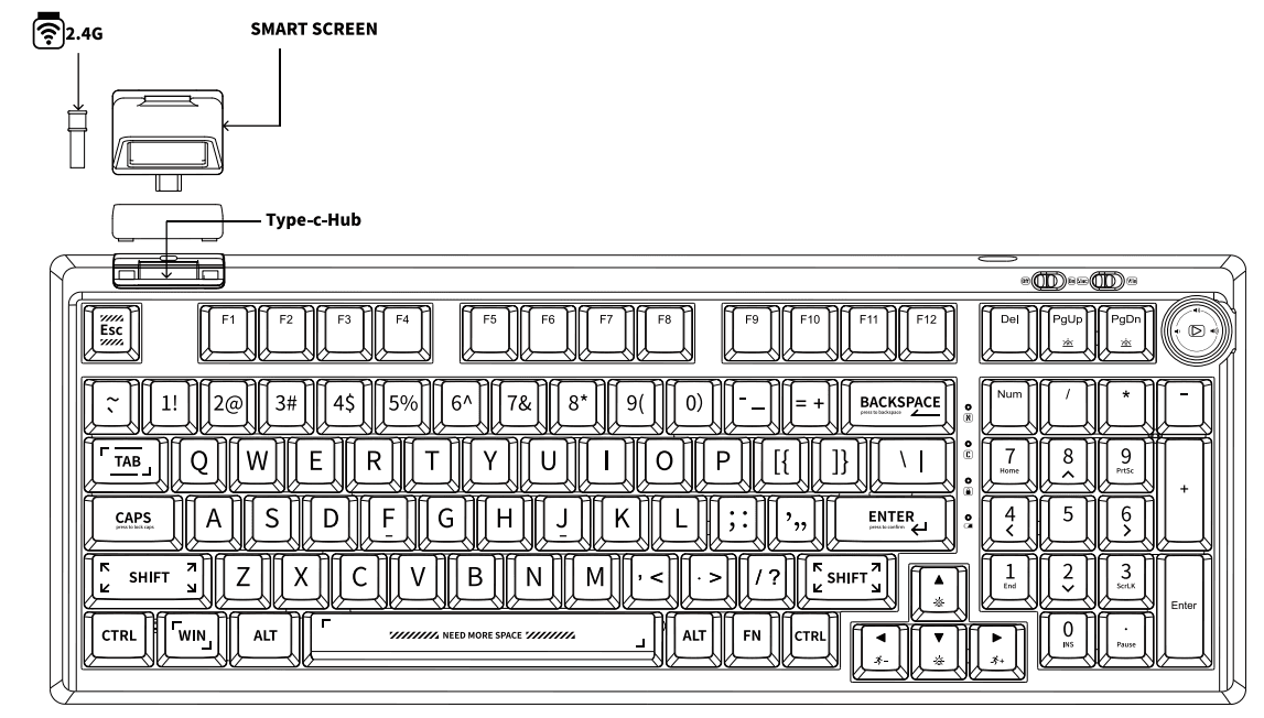 EPOMAKER RT100 Retro Mechanical Keyboard 6
