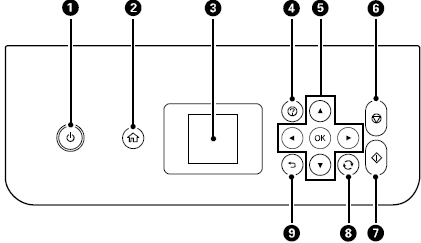 EPSON ET-2800 Color Printer User Manual EPSON ET-2800 Color Printer-control panel
