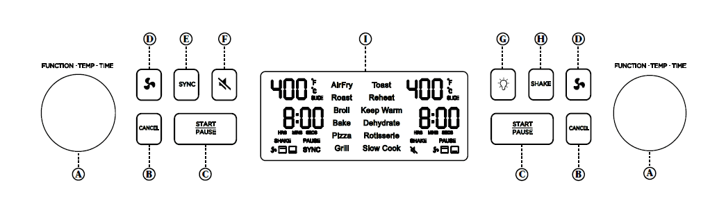 Emeril Lagasse DZEL24 Dual Zone 360 Air Fryer Oven-22