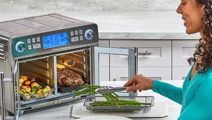 Emeril Lagasse DZEL24 Dual Zone 360 Air Fryer Oven-featured