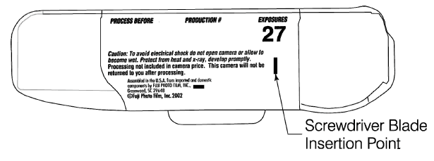 Fujifilm QuickSnap Flash 400 One-Time-Use Camera User Manual Fujifilm QuickSnap Flash 400 One-Time-Use Camera User Manual-5