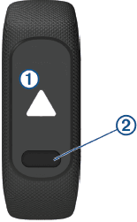 Garmin VívoSmart 5 Fitness Tracker-using watch