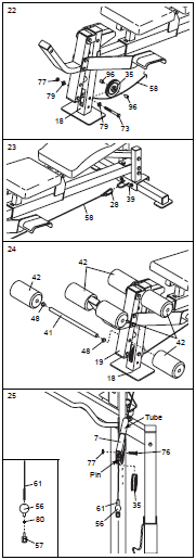 Gold's Gym GGBE29922 XR 30 Bench Home Gym-Assemble 7