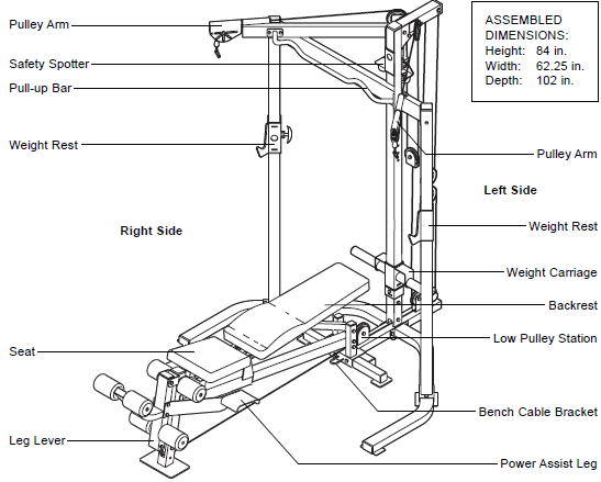 Gold's Gym GGBE29922 XR 30 Bench Home Gym-names