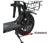 Gyroor URBANMAX C1 Electric Scooter-kick stand