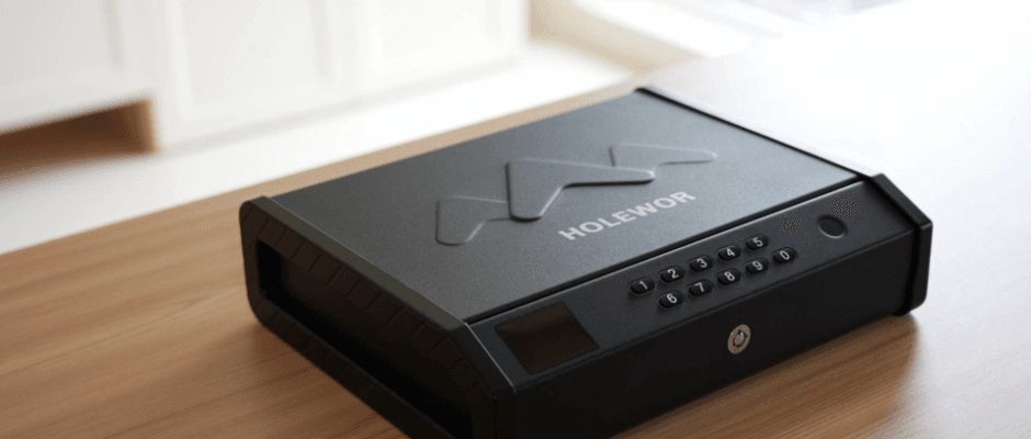 HOLEWOR B09QKPD1BX Biometric Gun Safe-featured