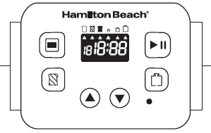 Hamilton Beach 29982 Artisan Bread Maker Machine User Guide Hamilton Beach 29982 Artisan Bread Maker Machine-control panel