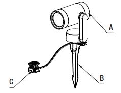 Hampton Bay L08557 Smart 450 Lumens Low Voltage Black LED Spotlight Manual Hampton Bay L08557 Smart 450 Lumens Low Voltage Black LED Spotlight-package contents