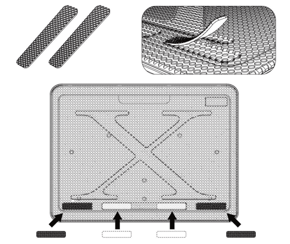 Havit HV-F2056 Laptop Cooler Cooling Pad 2
