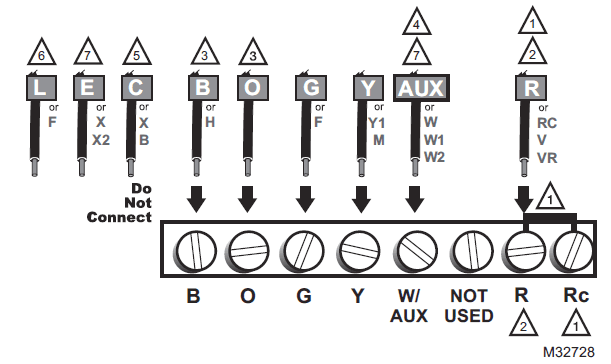 Honeywell RTHL2510 Programmable Thermostat-10