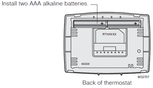 Honeywell RTHL2510 Programmable Thermostat-11