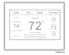 Honeywell WIFI Smart Color Touchscreen Programmable Thermostat 1